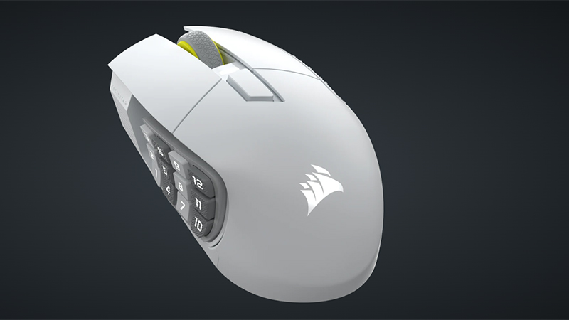 Corsair Gaming Scimitar Elite Wireless SE Bianco - Mouse - LDLC